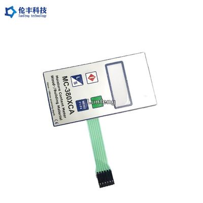 سعر جيد مفتاح غشاء LED قابلة للتخصيص مع سطح بي تي متطاط / لامع الانترنت