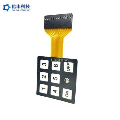 سعر جيد قابل للتخصيص 3v / 3.3V محرك التوتر المفتاح غشاء مع الطباعة الشاشة الانترنت