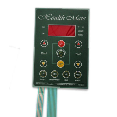 سعر جيد لوحة مفاتيح LED من نوع غشاء في اللون الأخضر حماية IP65 الانترنت