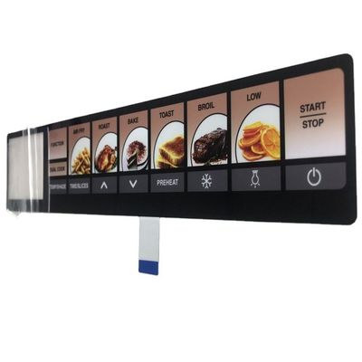 سعر جيد مفتاح غشاء مسطح من الدرجة الطبية مع رمز ألوان بانتون مخصص و 3M467 الملصق الانترنت