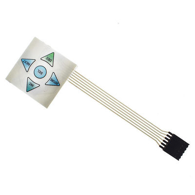 سعر جيد لوحة مفاتيح غشاء PMMA LED مخصصة مع 2.54mm Pitch ومستوى الحماية IP65 الانترنت