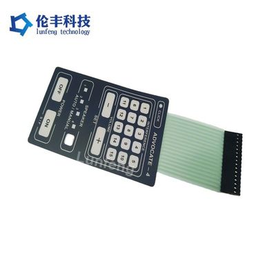 سعر جيد مفتاح غشاء بي تي مسطح للأجهزة المنزلية ليد أبيض / أحمر / أخضر / أزرق الصناعية الانترنت