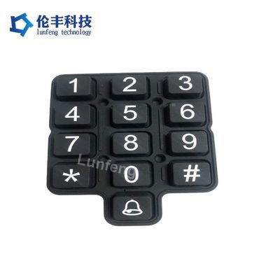 سعر جيد المعدات الصناعية لوحة مفاتيح مطاطية بالسيليكون مع الطباعة طباعة الشاشة الحريرية والحبوب الكربونية الانترنت