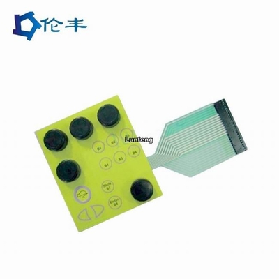 سعر جيد لوحة مفاتيح مطاط السيليكون PCB لوحة مفاتيح مخصصة 3M468 ماتي السطح Memrbane الانترنت