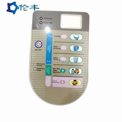 Good price لوحة الرسم الأمامية تراكب LED LCD نافذة غشاء زر التبديل الانترنت