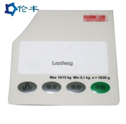 سعر جيد 0.18mm PET غشاء لوحة التحكم الرسومية تراكب للمقياس الإلكتروني الانترنت