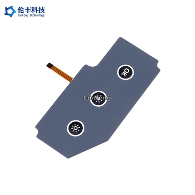 On Off Keypad Electronic Membrane Switches مفاتيح Pantone Embossing Keys