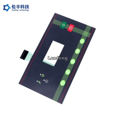 شفافة LED نافذة LCD غشاء مقاوم للماء لوحة المفاتيح 3M468 لاصق