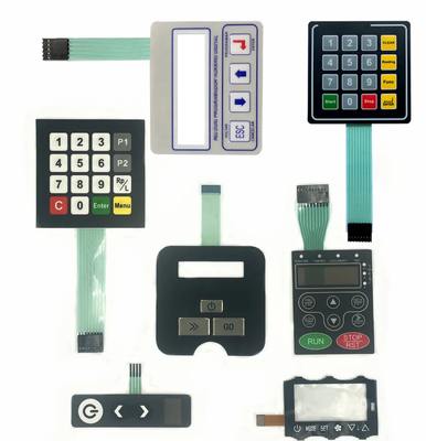 IP67 مقاوم للماء غشاء قبة معدنية التبديل مع كابل حلبة FPC
