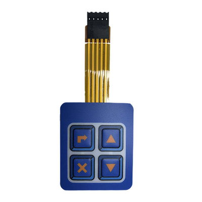 دائرة مفاتيح غشاء مخصصة واحدة / مزدوجة / متعددة الطبقات تعريف الاتصال 50mA / 50V DC ل 30 °C إلى 80 °C