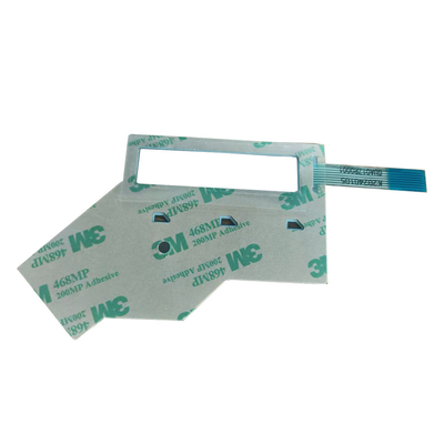 لوحة عرض LCD صناعية مخصصة محول غشاء غرافيكي متداخل Pantone / RAL اللون مع سطح نظرة لامعة