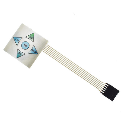 لوحة مفاتيح غشاء PMMA LED مخصصة مع 2.54mm Pitch ومستوى الحماية IP65