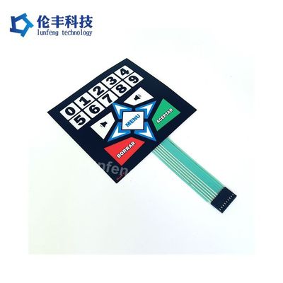 سعر جيد قوة التشغيل 160180g لوحة مفاتيح غشاء مسطحة تدعم نطاق درجة الحرارة 20C 80C مثالية لوحة التحكم الصناعية الانترنت