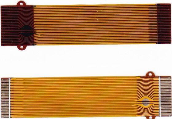 سعر جيد 0.05mm Minimum Trace Width FPC Flexible Circuit Board with Yellow PI Film Solder Mask and Gold Plating Surface Finishing متصل