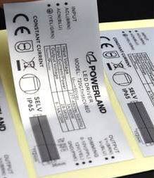 سعر جيد Silver Sticker Label with Permanent Acrylic Adhesive and Temperature Resistance up to 80°C for Product Packaging متصل