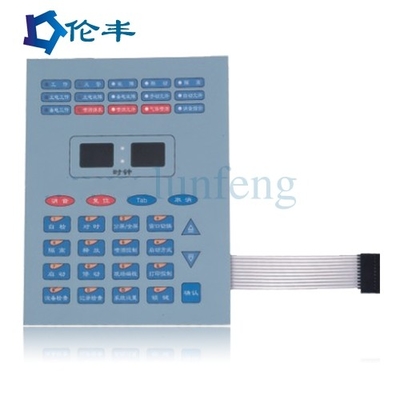 مفاتيح اللمس PC PET Membrane Switch Keyboard 3M468 الجهاز الصناعي